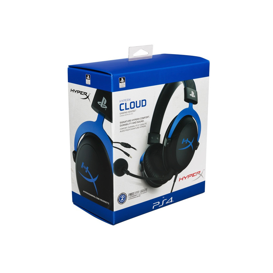 картинка Наушники HyperX Cloud Gaming Headset - Blue for PS4 HX-HSCLS-BL/EM от магазина itmag.kz