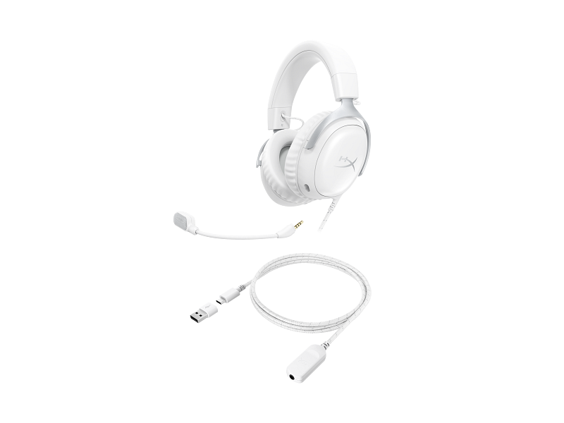 Наушники-гарнитура игровые HyperX Cloud III белый (BS7C1AA) фото