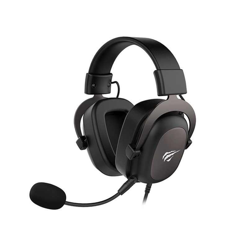 Наушники проводные Havit H2002d, Black+Ochre (2.0301200390002E+14) фото