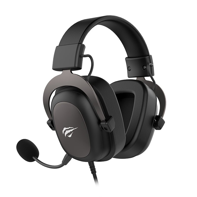 Наушники проводные Havit H2002d, Black+Ochre (2.0301200390002E+14) фото