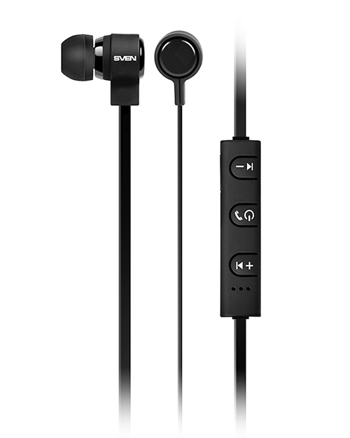 картинка Беспроводные Bluetooth  стерое наушники с микрофоном  (earbuds)  SVEN SEB-B265MV, black от магазина itmag.kz