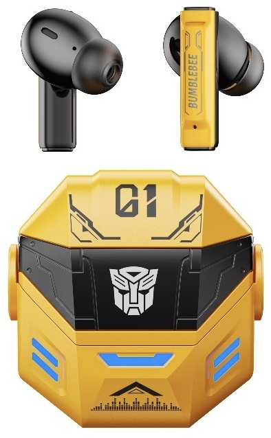 Наушники беспроводные TWS Transformers TF-T36, Yellow (TF-T36_Yellow) фото
