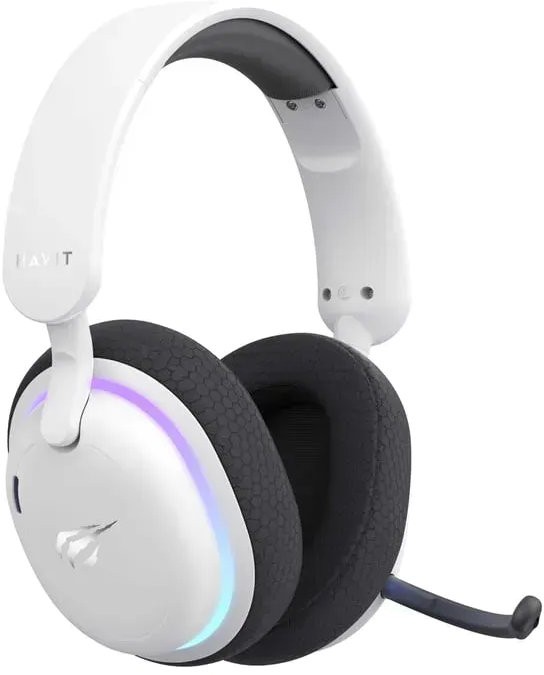 Наушники проводные Havit Fuxi-H7, White+Black (2.0301200409710E+14) фото