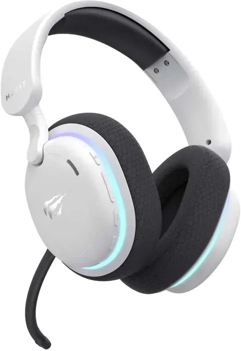 Наушники проводные Havit Fuxi-H7, White+Black (2.0301200409710E+14) фото
