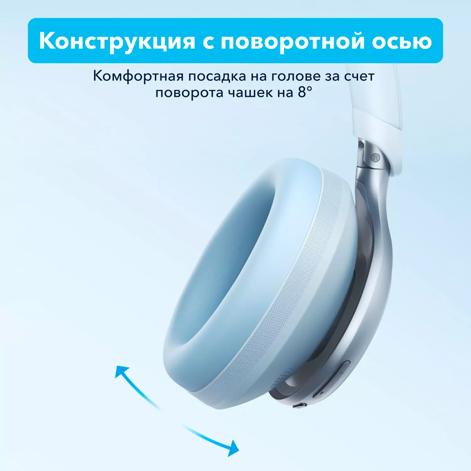 Наушники soundcore Space One - Blue (A3035-BLU) фото