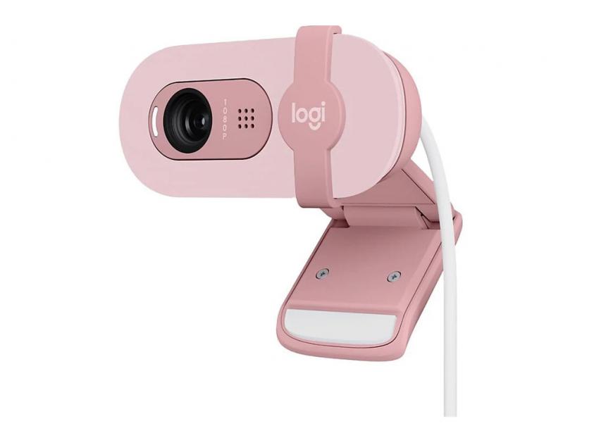 картинка Веб-камера Logitech Brio 100 Rose (960-001623) от магазина itmag.kz