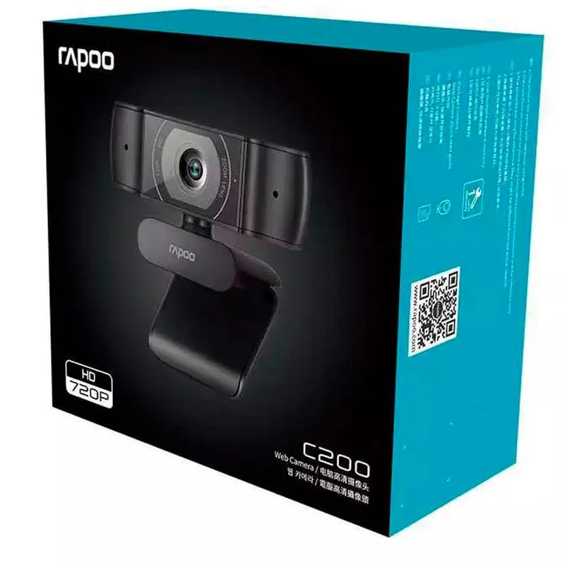 картинка Web-камера Rapoo C200, 1280х720/30 Black от магазина itmag.kz
