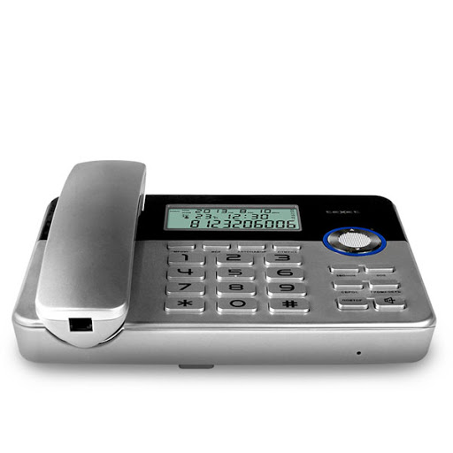 картинка Телефон проводной Texet TX-259 черный-серебристый от магазина itmag.kz