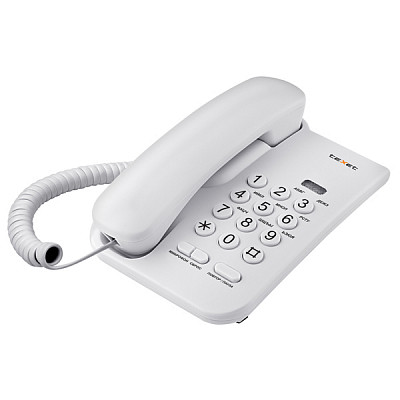 картинка Телефон проводной Texet TX-212 серый от магазина itmag.kz