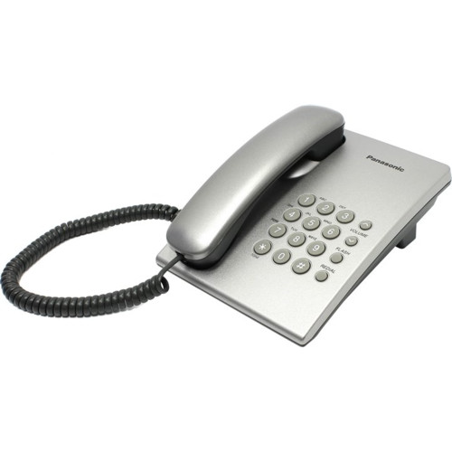 картинка KX-TS2350 Проводной телефон (RUS) Серебристый от магазина itmag.kz