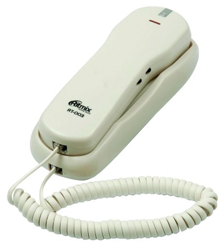 картинка Телефон проводной Ritmix RT-003 белый от магазина itmag.kz