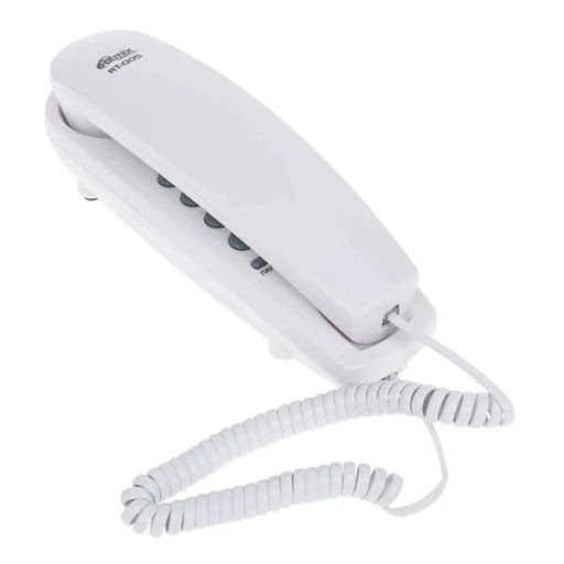 картинка Телефон проводной Ritmix RT-005 белый от магазина itmag.kz