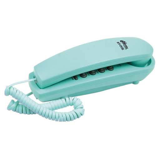 картинка Телефон проводной Ritmix RT-005 синий от магазина itmag.kz