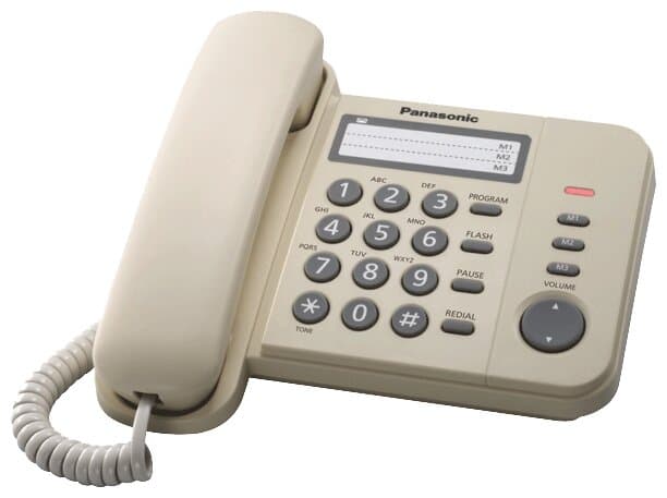 картинка KX-TS2352 Проводной телефон (RUC) Белый от магазина itmag.kz