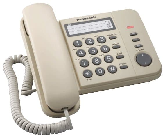 картинка KX-TS2352 Проводной телефон (RUC) Белый от магазина itmag.kz