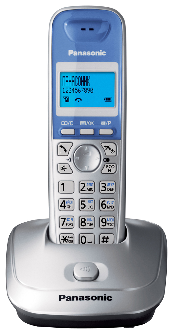 картинка Радиотелефон PANASONIC KX-TG2511 (RUS) Серебристый от магазина itmag.kz