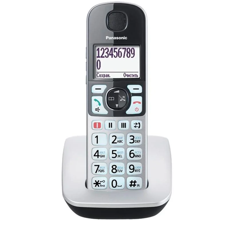 картинка Радиотелефон PANASONIC KX-TGE510 (RUS) Серебристый от магазина itmag.kz
