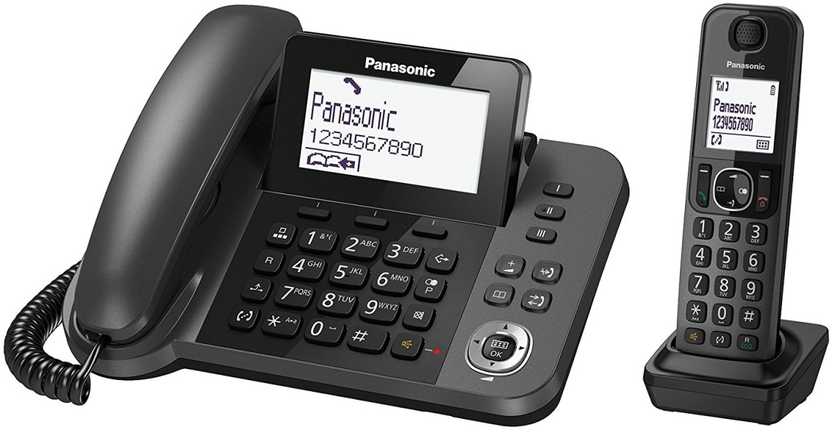 картинка Радиотелефон PANASONIC KX-TGF310 (RUM) Черный металлик от магазина itmag.kz
