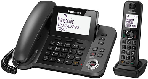 картинка Радиотелефон PANASONIC KX-TGF320RUM Black от магазина itmag.kz