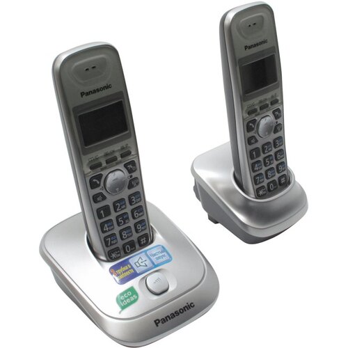 Радиотелефон PANASONIC KX-TG2512 (RUN) Титановый (KX-TG2512RUN) фото