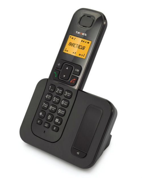 картинка Бесшнуровой телефонный аппарат teXet TX-D6605А (черный) от магазина itmag.kz