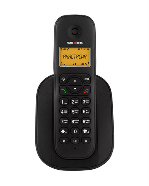 картинка Бесшнуровой телефонный аппарат teXet TX-D4505A черный от магазина itmag.kz
