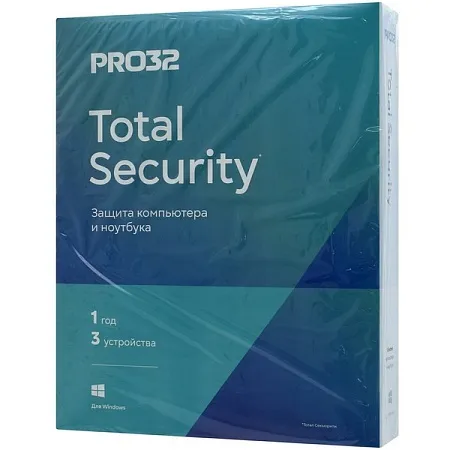 картинка Антивирус PRO32 Total Security – лицензия на 1 год на 3 устройства от магазина itmag.kz