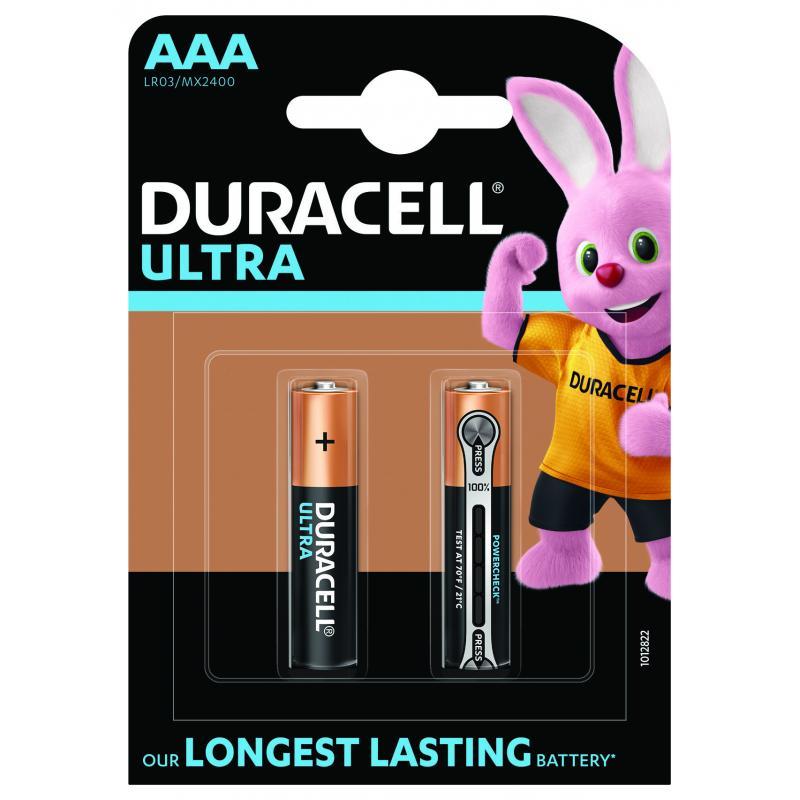 картинка Батарейка DURACELL ULTRA AAA 2шт 1.5V LR3 от магазина itmag.kz