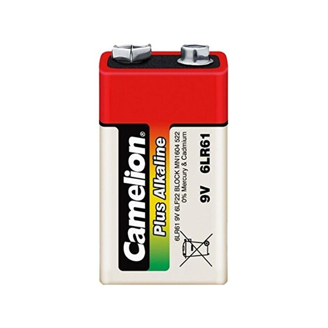 картинка Батарейка CAMELION Plus Alkaline 6LR61-SP1 от магазина itmag.kz