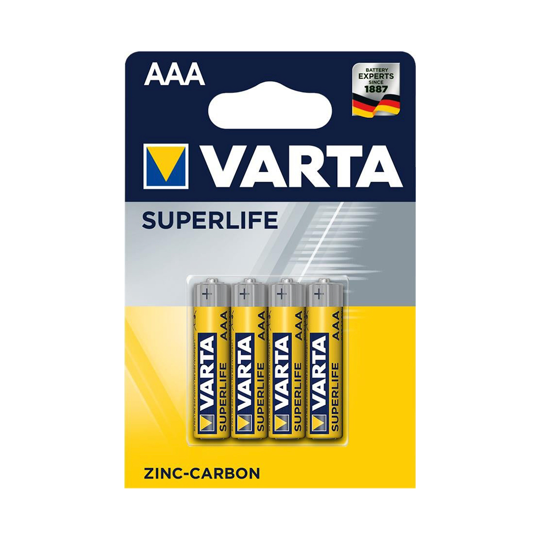 картинка Батарейка VARTA Superlife Micro 1.5V - R03P/AAA 4 шт. в блистере от магазина itmag.kz