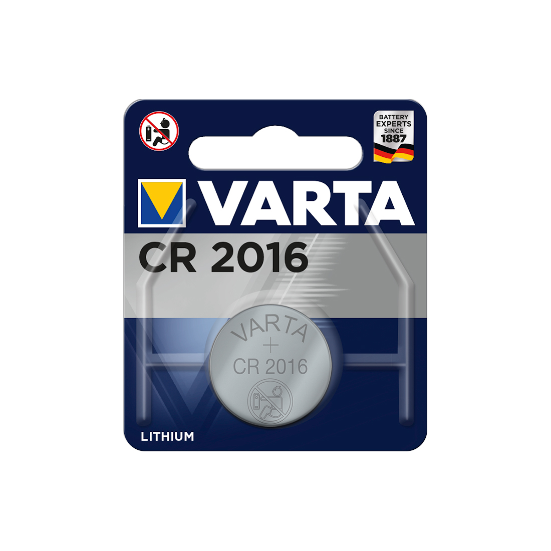 картинка Батарейка VARTA Lithium CR2016 3V 1 шт. в блистере от магазина itmag.kz