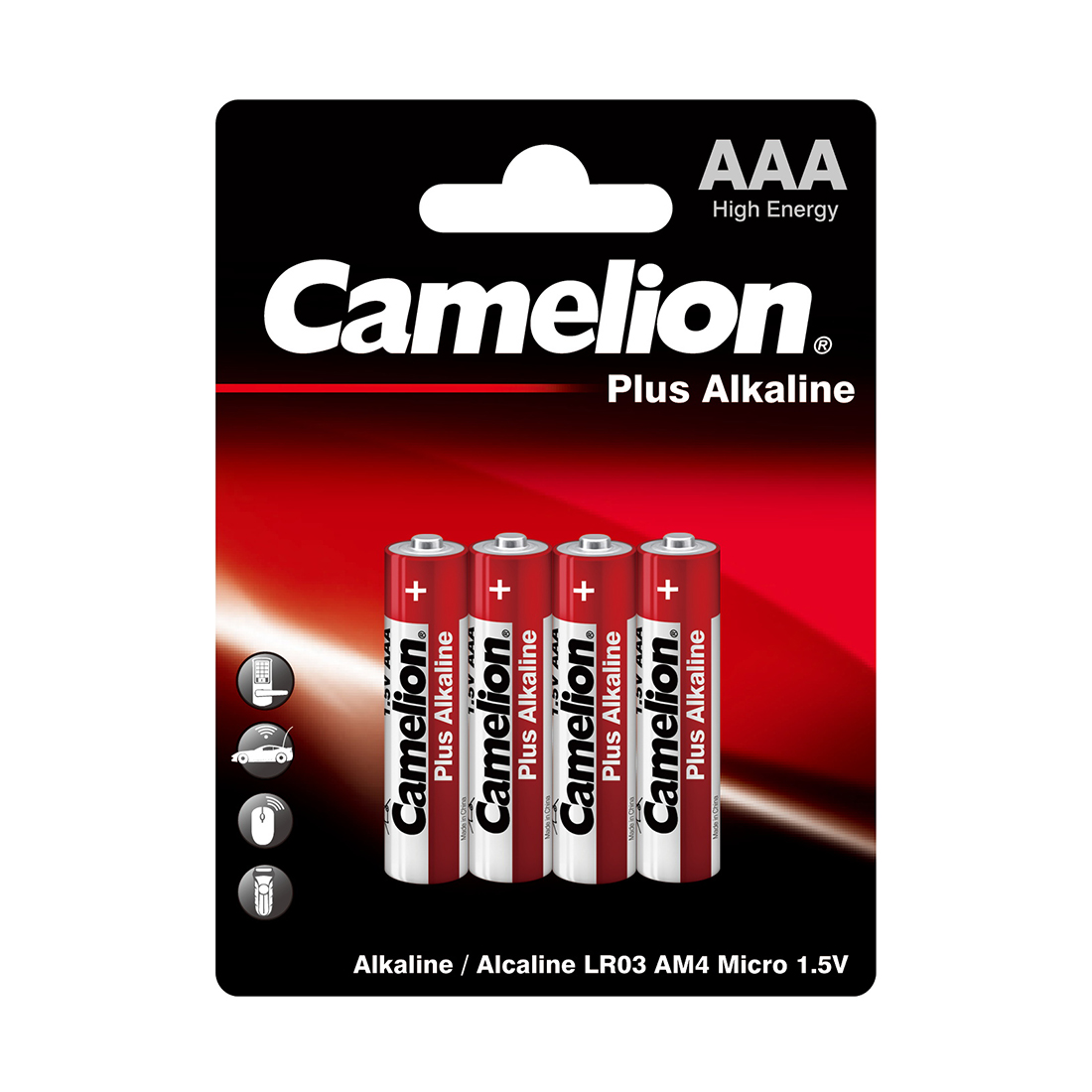 картинка Батарейка CAMELION Plus Alkaline LR03-BP4 4 шт. в блистере от магазина itmag.kz