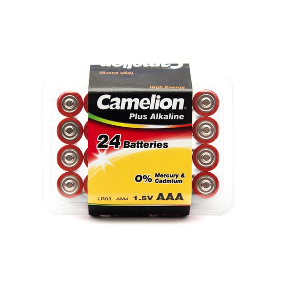 картинка Батарейка CAMELION Plus Alkaline LR03-PB24 24 шт. в упак. от магазина itmag.kz