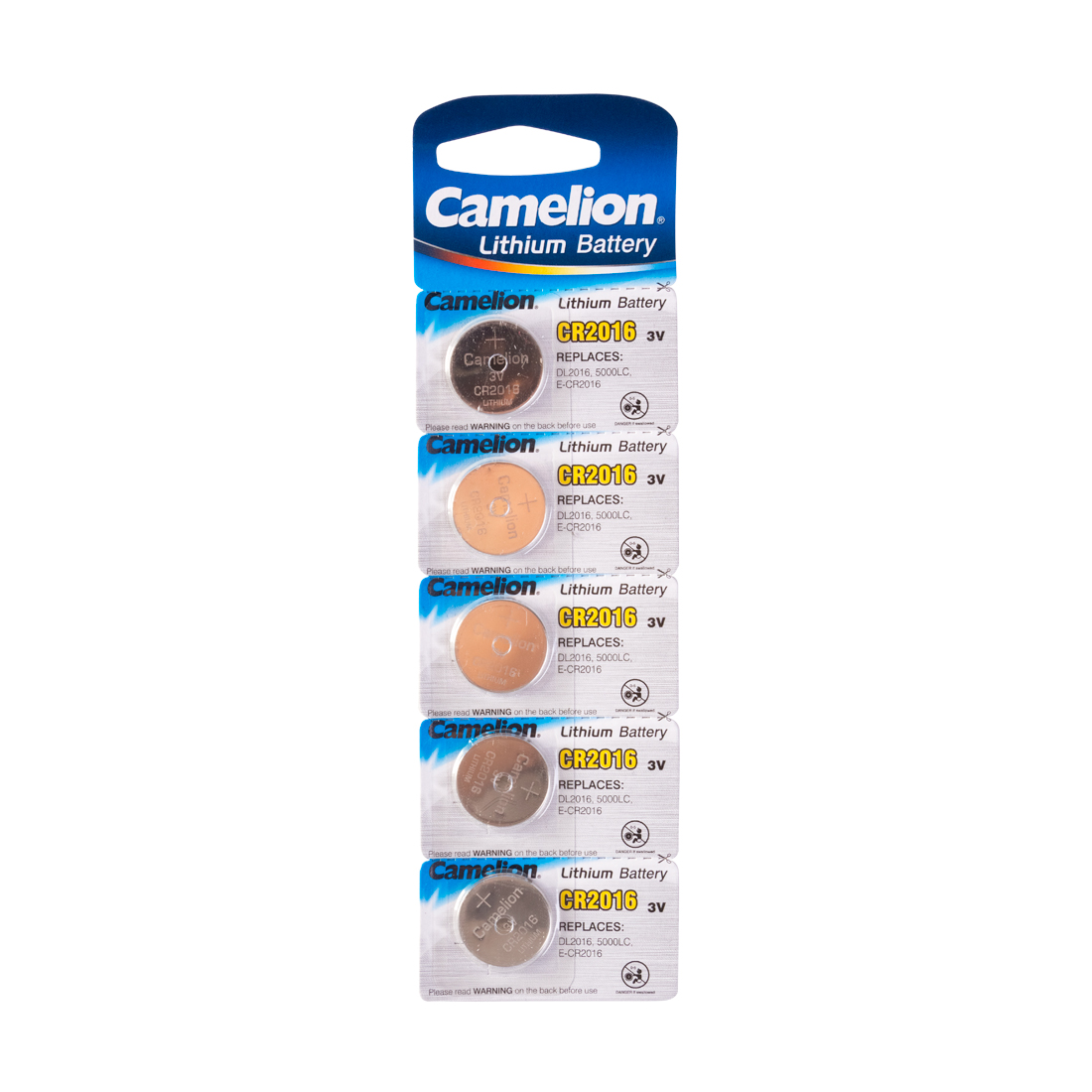 картинка Батарейка CAMELION Lithium CR2016-BP5 5 шт. в блистере от магазина itmag.kz