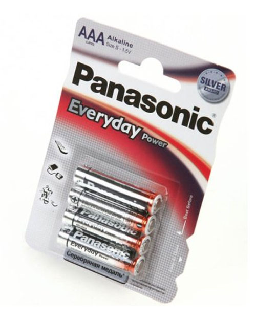 картинка Батарейка щелочная PANASONIC Every Day Power AAA/4B от магазина itmag.kz