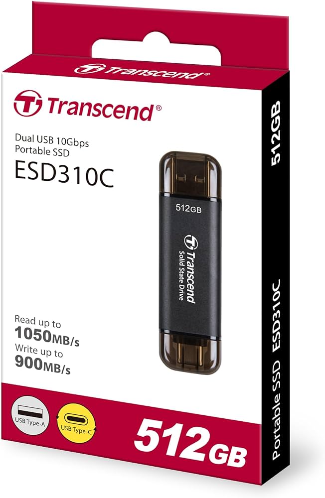 картинка Жесткий диск SSD 512GB Transcend TS512GESD310C от магазина itmag.kz