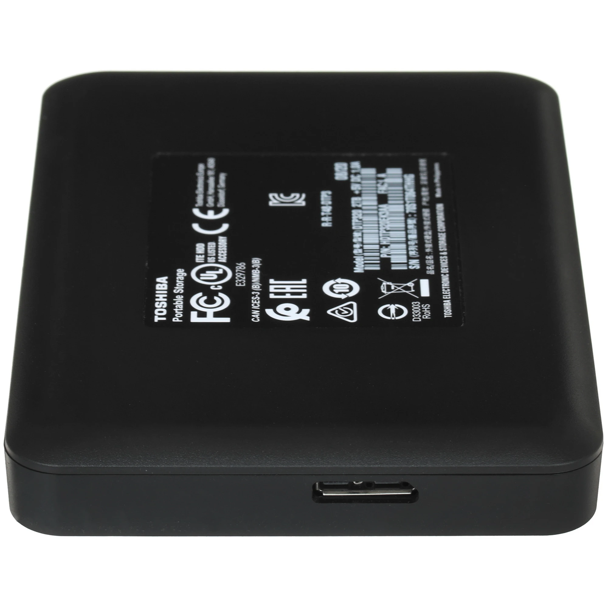 Внешний жесткий диск Toshiba 2Tb Canvio Ready 2.5", Black, USB3.2 Gen1 (HDTP320EK3AA) фото
