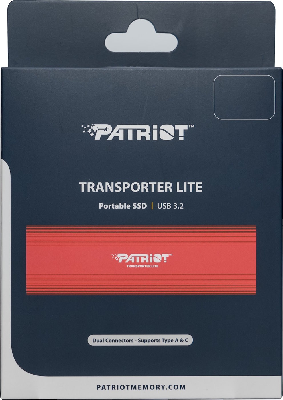 Внешний SSD диск Patriot Memory Transporter Lite 1TB Красный (PTPL1TBPEC) фото