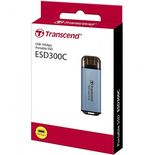 Внешний SSD USB Transcend ESD300C 512 GB sky blue (TS512GESD300C) фото