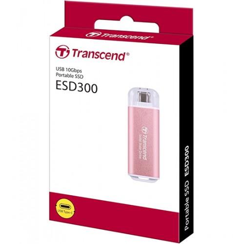 Внешний SSD USB Transcend ESD300P 512 GB pink (TS512GESD300P) фото