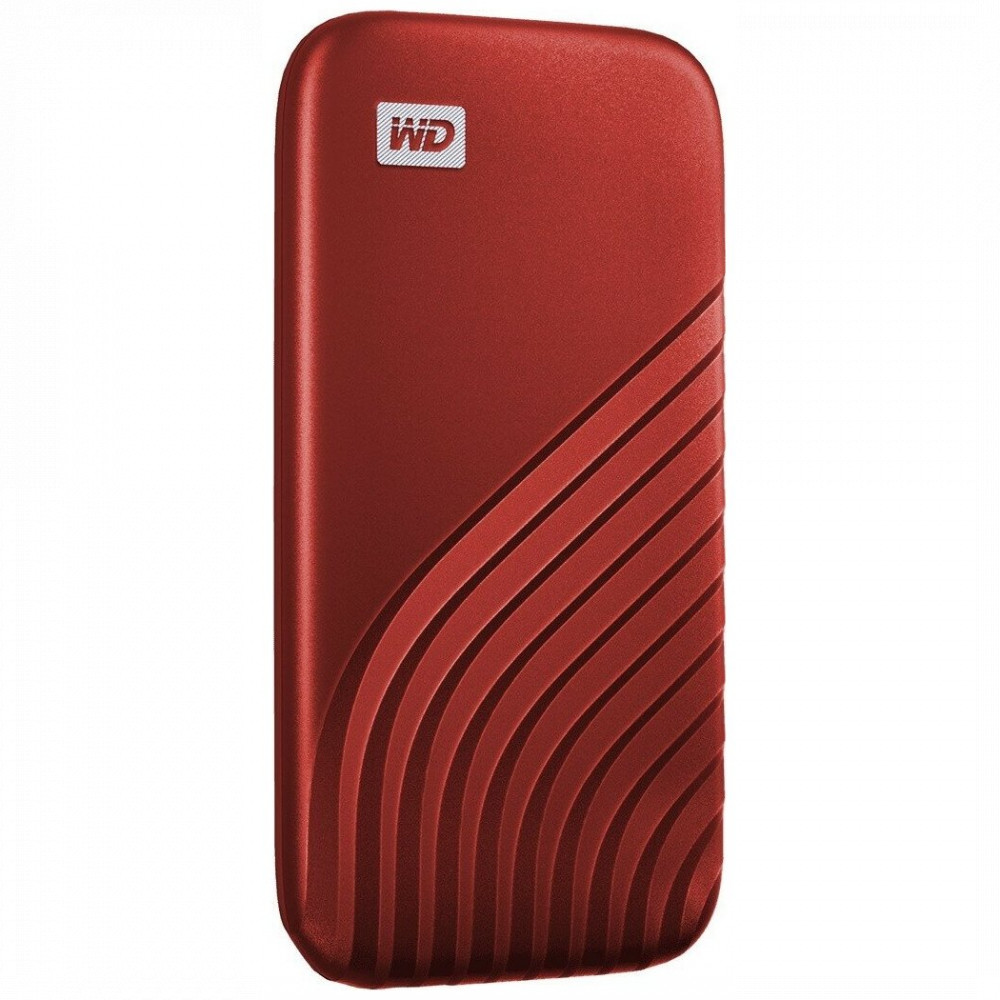 картинка Внешний SSD 2000Gb Western Digital My Passport 2.5" USB 3.2 Цвет: Красный WDBAGF0020BRD-WESN от магазина itmag.kz