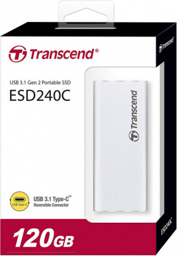 картинка Жесткий диск SSD внешний 120GB Transcend TS120GESD240C от магазина itmag.kz