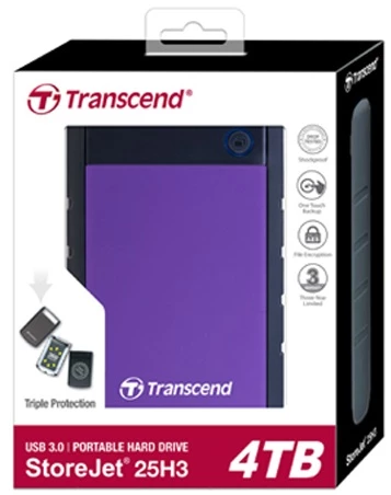 картинка Внешний жесткий диск 2.5 4TB Transcend TS4TSJ25H3P от магазина itmag.kz