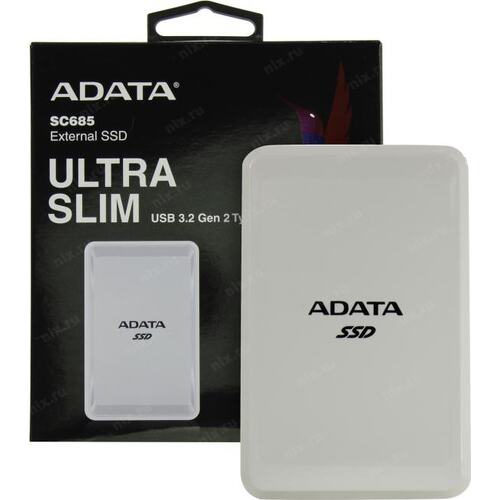 картинка Внешний SSD 250Gb ADATA USB3.1 ASC685-250GU32G2-CWH  от магазина itmag.kz