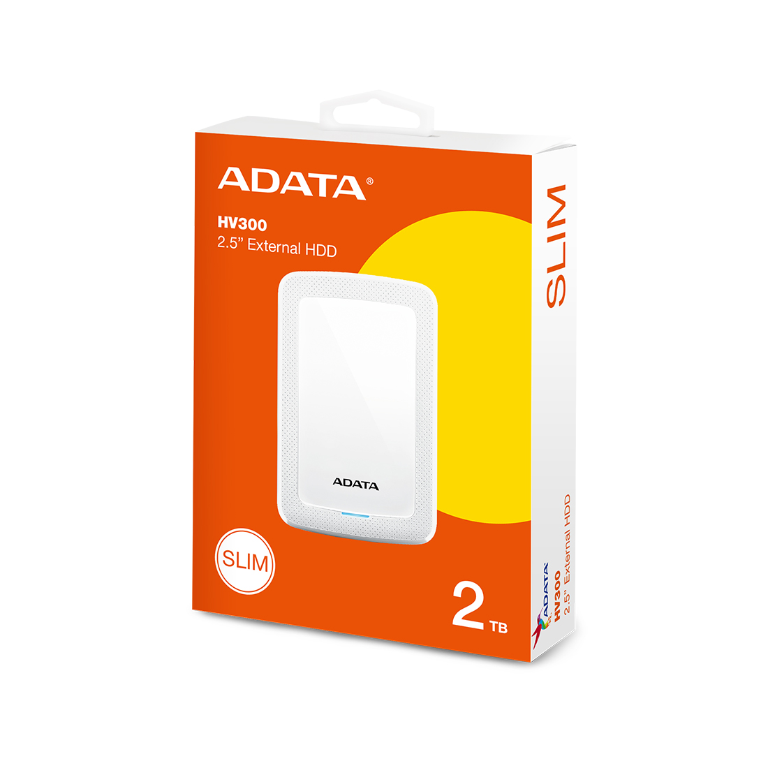 картинка Внешний жёсткий диск ADATA HV300 2TB Белый от магазина itmag.kz