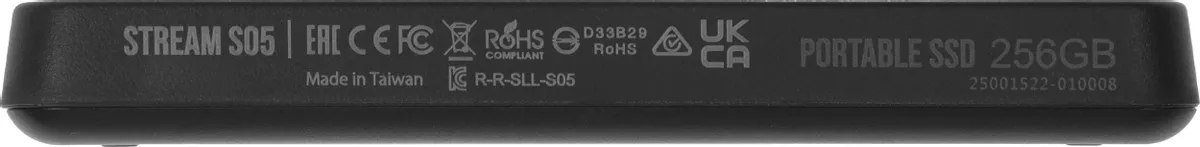 Внешний SSD Silicon Power, PSD Stream S05, 256GB, Black (SP256GBPSDS05SAK) фото