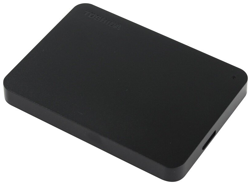 картинка Внешний жесткий диск Toshiba 1Tb, 2.5" Canvio Basics + USB-C adapter USB3.0 + Type-C  (HDTB410EK3AB) от магазина itmag.kz