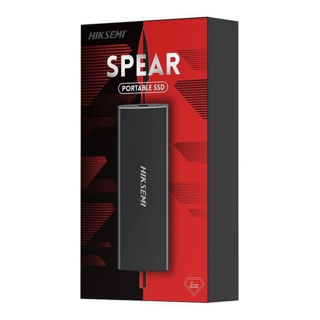 Внешний SSD HIKSEMI Spear T200N 1 TB - black  (HS-ESSD-T200N 1024G) фото