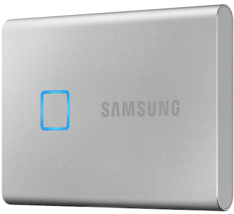 картинка Внешний жесткий диск SSD Samsung T7 Touсh 1 Тб (MU-PC1T0S/WW) от магазина itmag.kz