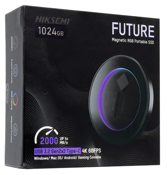 Внешний SSD HikSemi HS-ESSD-Elite9S 2 TB - Black (HS-ESSD-ELITE9S 2T) фото